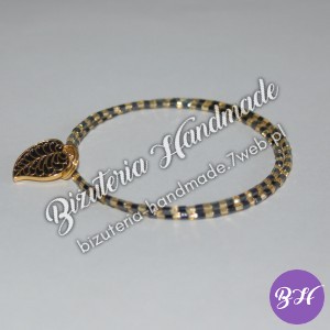 Czarno - złota bransoletka